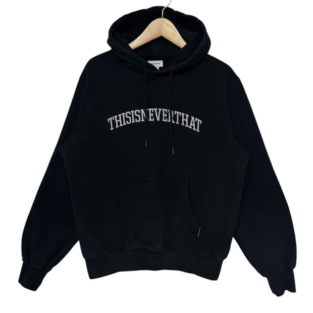 디스이즈네버댓 자수로고 후드티