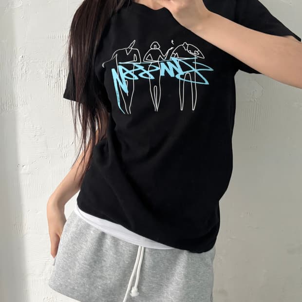 Stussy 00‘s 스투시 3피플 티셔츠