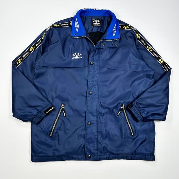 엄브로 올드스쿨 사이드라인 바람막이 3XL