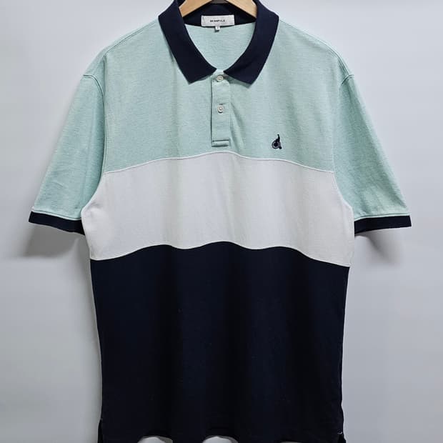 빈폴 배색 반팔 카라티셔츠 XL 24년신상