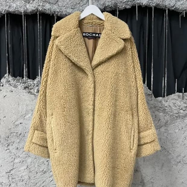 (GD착용) (유일매물) 로샤스 테디 코트