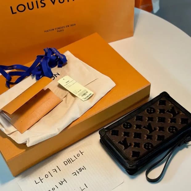 [f] 루이비통 버질아블로 모노그램 소프트트렁크 클러치백