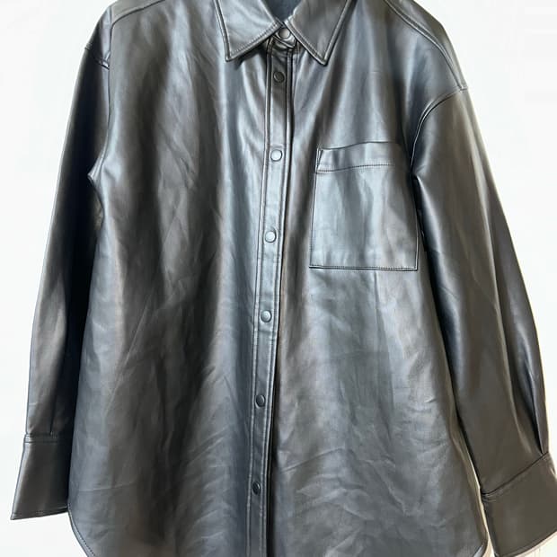 고딕 레더 가죽 셔츠 자켓