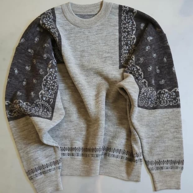 캐피탈 반다나니트 브라운3사이즈