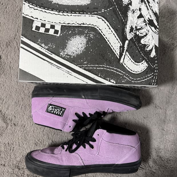 (270) 반스 X 위너스 스케이트 하프캡 라벤더 포그 블랙