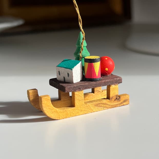 독일 원목 크리스마스 오너먼트