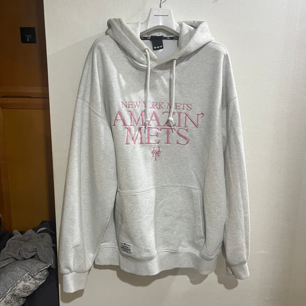 (105) 뉴에라 X MLB 뉴욕 메츠 후드 티셔츠