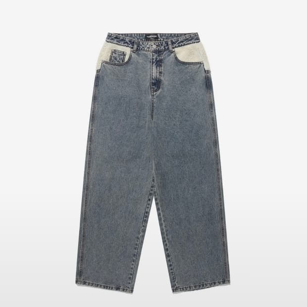 나이스고스트클럽 SHERPA BIG POCKET JEANS_BLUE