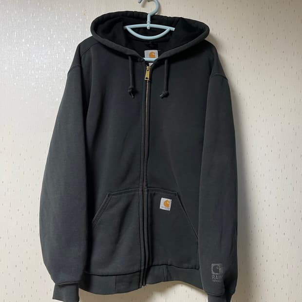 칼하트 정품 레인 써멀 후드집업 M
