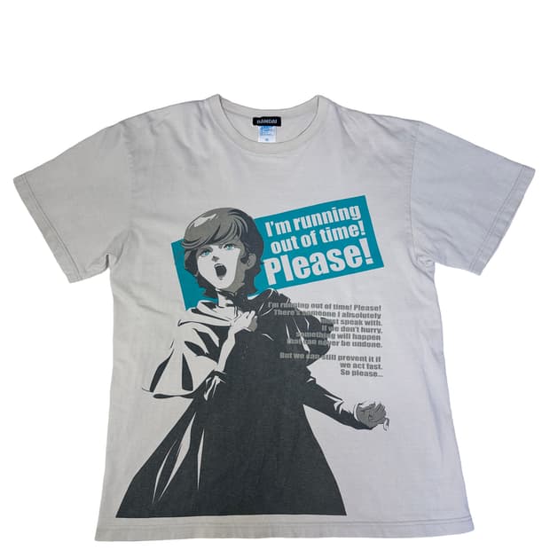 반다이 BANDAI 기동전사 건담 UC 오드리 번 티셔츠 XL