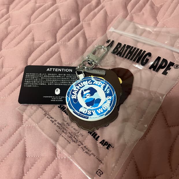 🩵BAPE 가죽 키링🩵