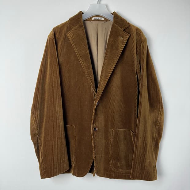 오라리 브라운 코듀로이 자켓