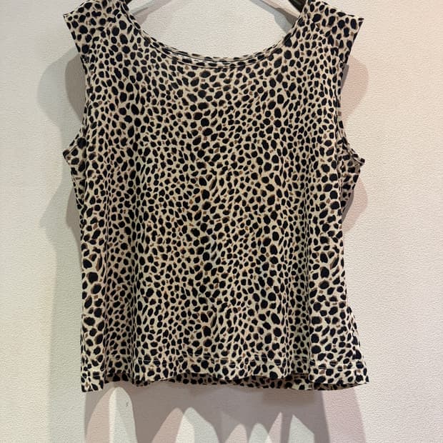 Leopard Sleeveless (Made In Japan)