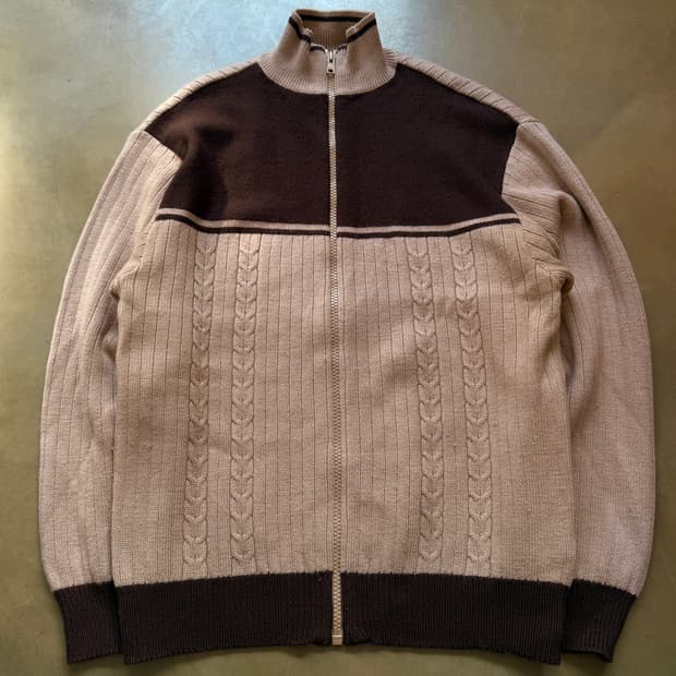 90 ~ 00S 올드 스투시 니트 집업