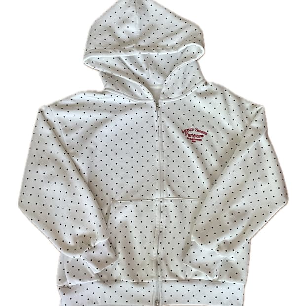 도트 후드집업