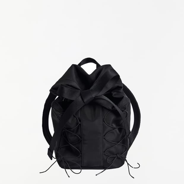 시몬 로샤 Sporty Lace Up Military Backpack