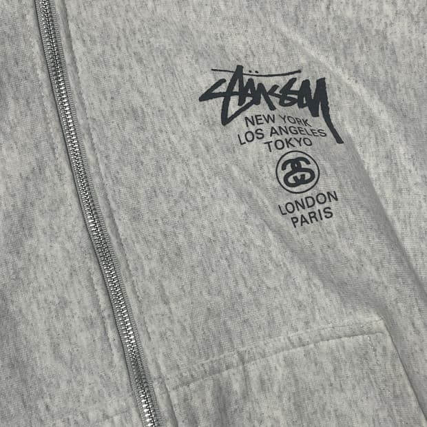 스투시 월드투어 후드집업