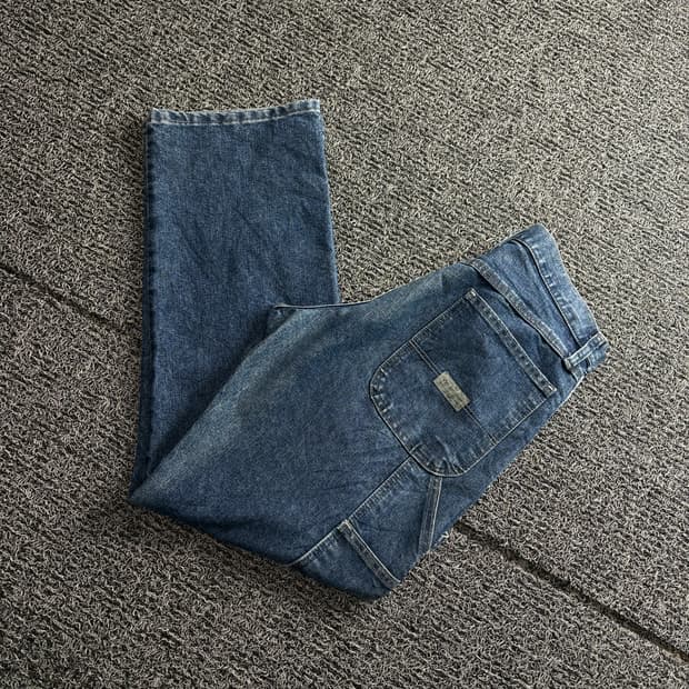 랭글러 올드스쿨 루즈핏 카펜터 워크 데님 팬츠 3411