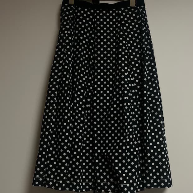 tricot COMME des GARCONS 도트 스커트