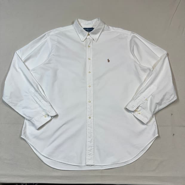 3XL) 폴로 랄프로렌 클래식핏 화이트 옥스포드 셔츠