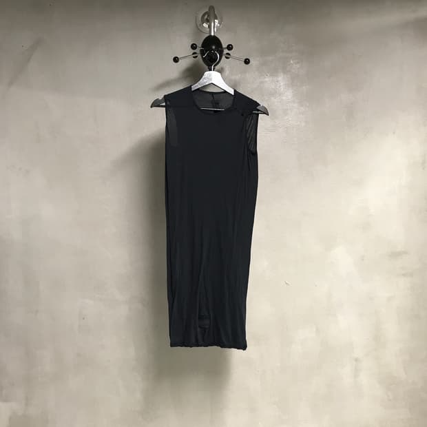 릭오웬스 슬리브리스 원피스 -(W)