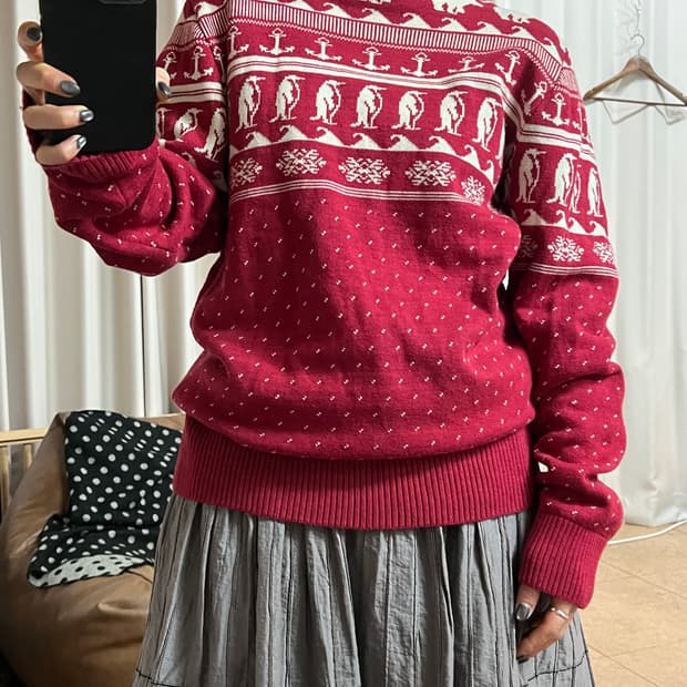 흐앤므 에스닉 니트 