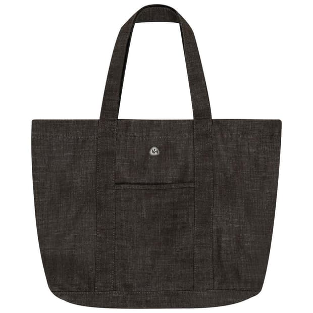 코이세이오 리버시블 체크 데님백 브라운