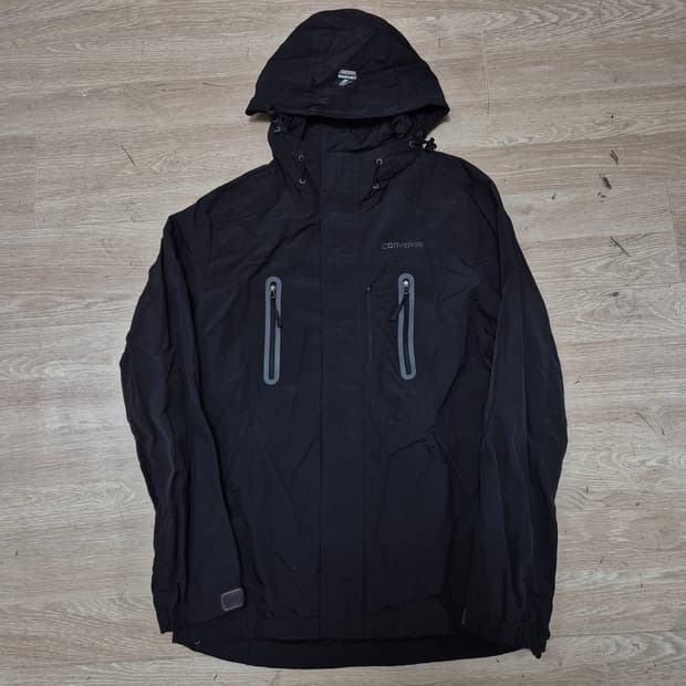 컨버스 올스타 로고 바람막이 후드자켓 S(90)