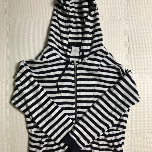 아디다스 스트라이프 후드집업