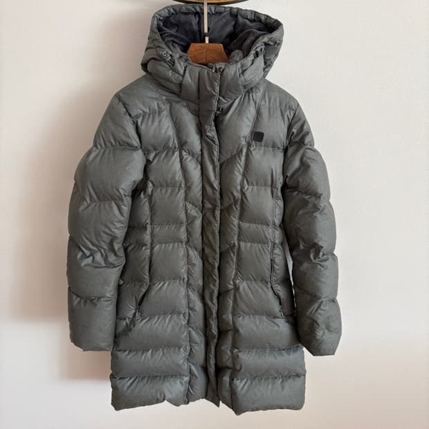 노스페이스 구스다운 롱패딩 여성 90(L)