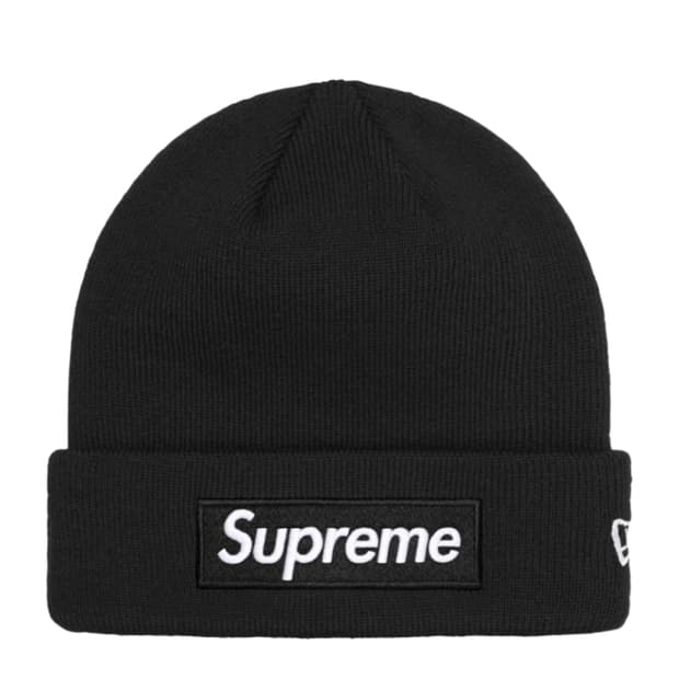 SUPREME NEW ERA BOX LOGO BEANIE BLACK