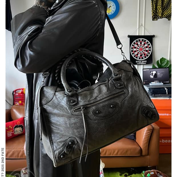 2000s BALENCIAGA 2-Way Le City Army Bag