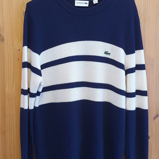 95.라코스테 울 라운드니트