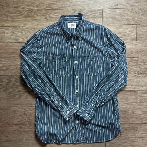 RRL 샴브레이 도비 셔츠