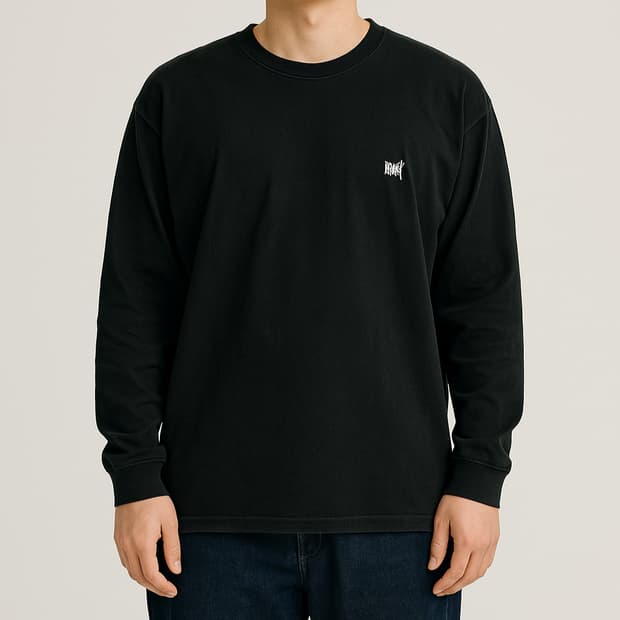 브라운브레스 롱 슬리브 블랙 티셔츠_XL