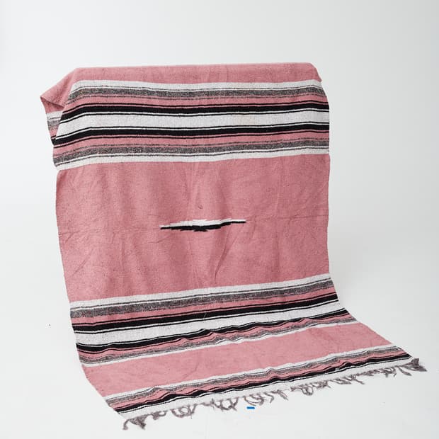 Vintage Mexican rug(pink)