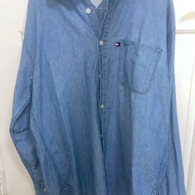 TOMMY JEANS 타미진스 데님 셔츠 denim shirt