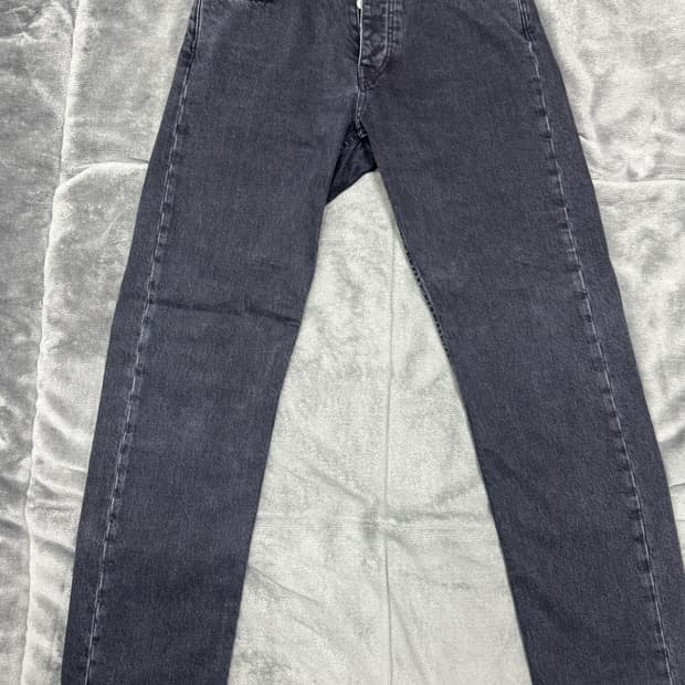 선플라워 스트레이트 데님팬츠