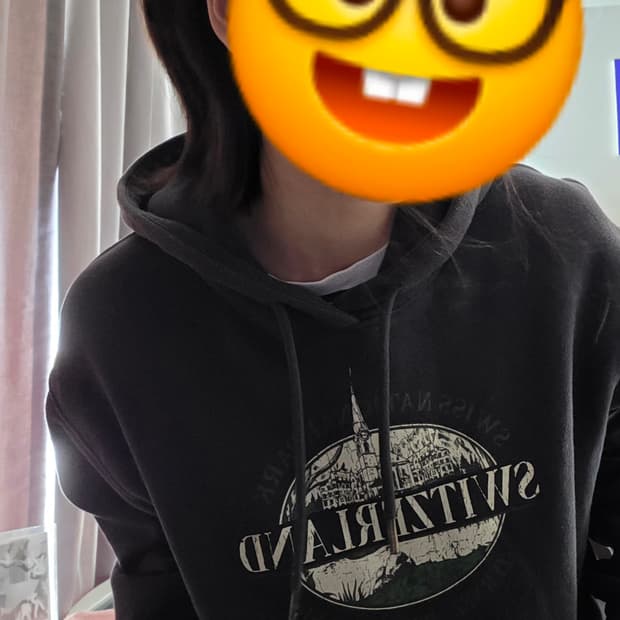 플리스 그래픽 스웨트후디