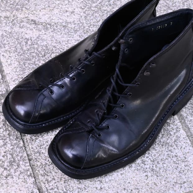 Prada Leather Monkey Boot