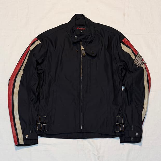 혼다 빈티지 일본판 사이드라인 레이싱 자켓 블랙