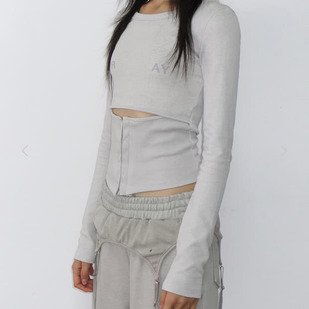 사일프레이 코르셋 탑 새상품