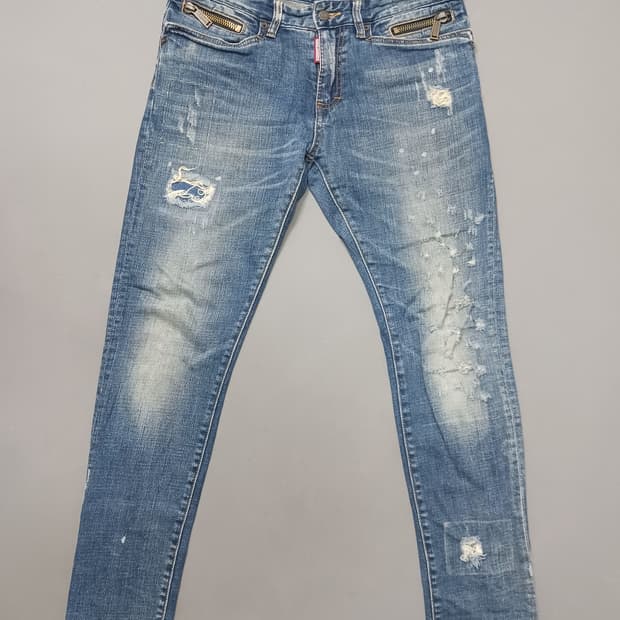 [32] 디스퀘어드2 데미지 신치백 쿨가이진 청바지