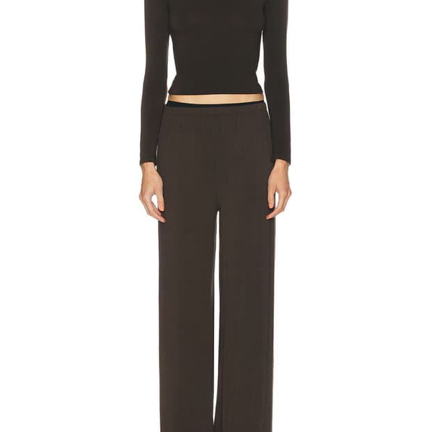 Kye intimates recline pants brown 1 size