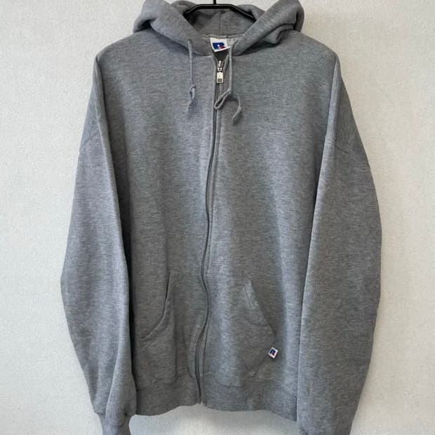 러셀 90s 그레이 후드집업 XL