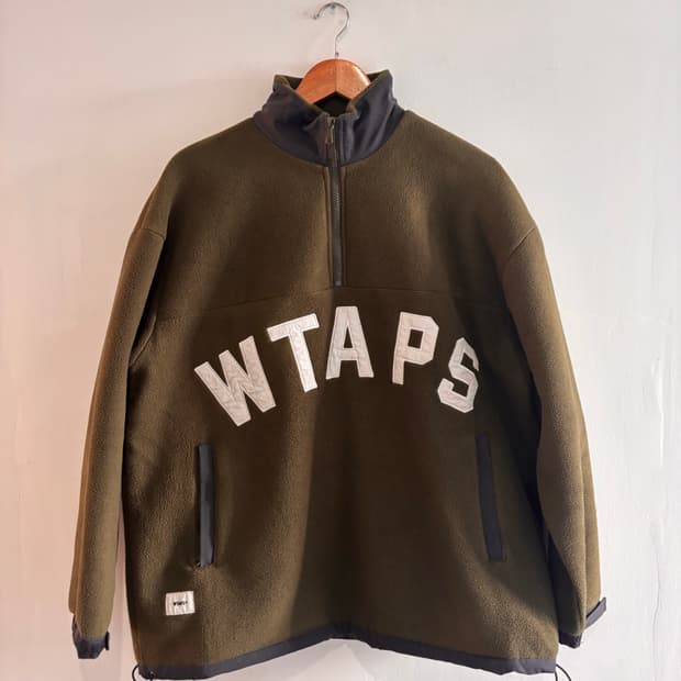 Wtaps pillover zip-up fleece
