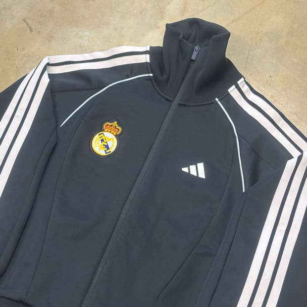 S 아디다스 레알마드리드 블랙 트랙탑
