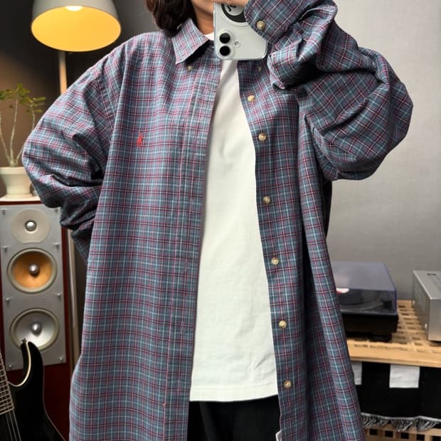 폴로 체크셔츠