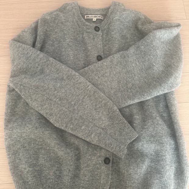 밀로아카이브 가디건 (블루그레이) m