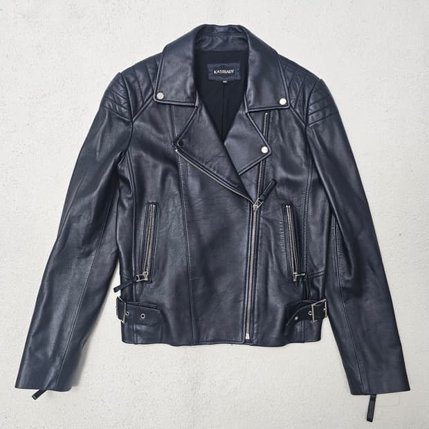 66 여성 양가죽 라이더 자켓